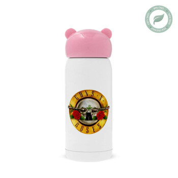 Guns N' Roses, Ροζ ανοξείδωτο παγούρι θερμό (Stainless steel), 320ml