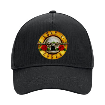 Guns N' Roses, Adult Ultimate Hat BLACK, (100% COTTON DRILL, ADULT, UNISEX, ONE SIZE)