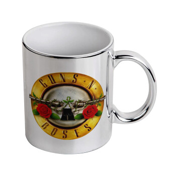 Guns N' Roses, Mug ceramic, silver mirror, 330ml