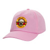 Adult Baseball Cap, 100% Cotton, PINK (COTTON, ADULT, UNISEX, ONE SIZE)