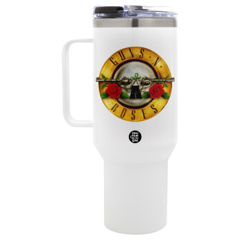 Guns N' Roses, Mega Stainless steel Tumbler with lid, double wall 1,2L