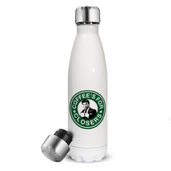 Coffee's for closers, Metal mug thermos White (Stainless steel), double wall, 500ml