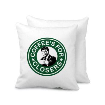 Coffee's for closers, Sofa cushion 40x40cm includes filling