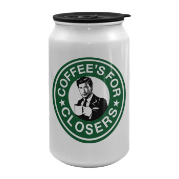 Coffee's for closers, Κούπα ταξιδιού μεταλλική με καπάκι (tin-can) 500ml