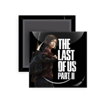 Last of us, Ellie, Μαγνητάκι ψυγείου τετράγωνο διάστασης 5x5cm