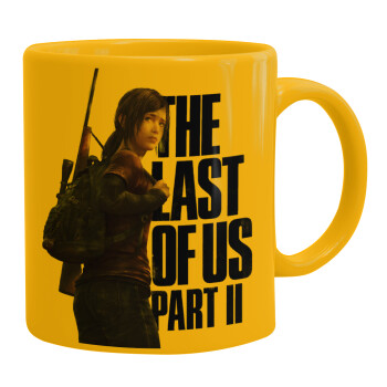 Last of us, Ellie, Ceramic coffee mug yellow, 330ml (1pcs)