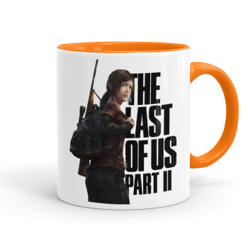 Last of us, Ellie, Mug colored orange, ceramic, 330ml