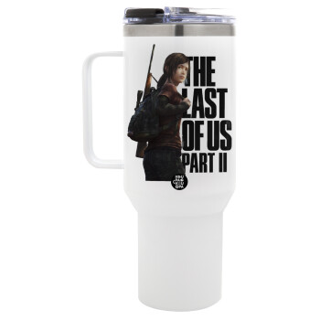 Last of us, Ellie, Mega Stainless steel Tumbler with lid, double wall 1,2L