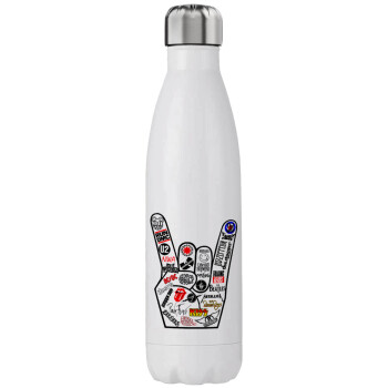 Best Rock Bands hand, Stainless steel, double-walled, 750ml