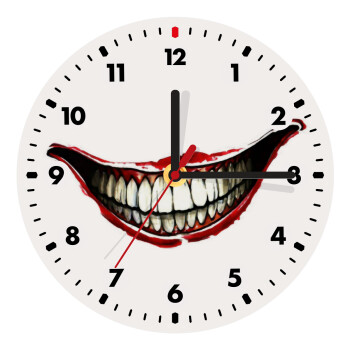 Joker smile, Ρολόι τοίχου ξύλινο (20cm)