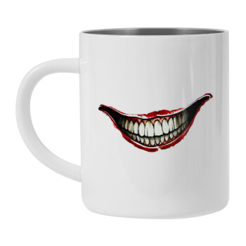 Joker smile, Mug Stainless steel double wall 300ml