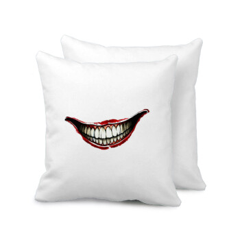 Joker smile, Sofa cushion 40x40cm includes filling