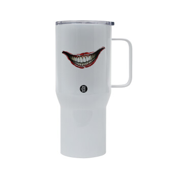 Joker smile, Mega Stainless steel Tumbler with lid, double wall 750L