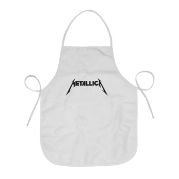 Metallica logo, Chef Apron Short Full Length Adult (63x75cm)