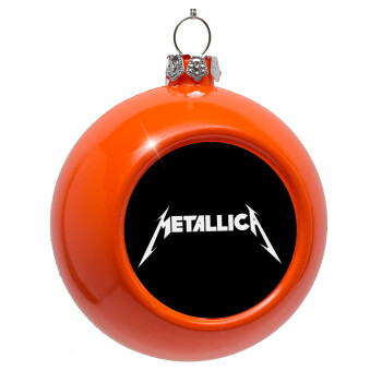 Metallica, Στολίδι Χριστουγεννιάτικη μπάλα δένδρου Πορτοκαλί 8cm