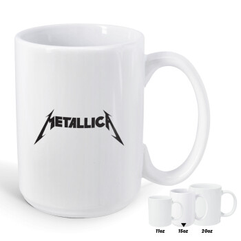 Metallica logo, Κούπα Mega, κεραμική, 450ml