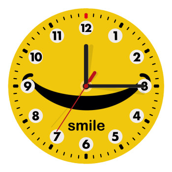 Smile!!!, Wooden wall clock (20cm)