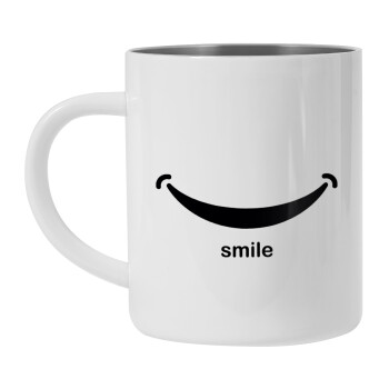 Smile!!!, Mug Stainless steel double wall 300ml