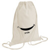 Backpack bag GYMBAG natural (28x40cm)