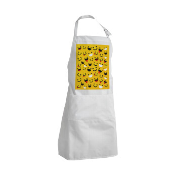 Smilies , Adult Chef Apron (with sliders and 2 pockets)