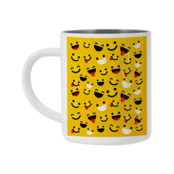 Smilies , Mug Stainless steel double wall 300ml