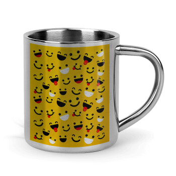 Smilies , Mug Stainless steel double wall 300ml