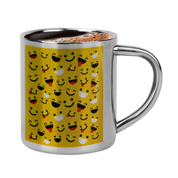 Smilies , Double-wall metal cup for espresso (220ml)