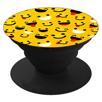 Smilies , Phone Holders Stand  Black Hand-held Mobile Phone Holder