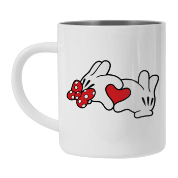 Love hands, Mug Stainless steel double wall 300ml