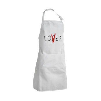 IT Lov(s)er, Adult Chef Apron (with sliders and 2 pockets)