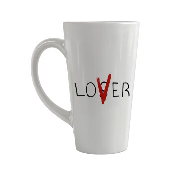 IT Lov(s)er, Κούπα κωνική Latte Μεγάλη, κεραμική, 450ml