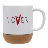 Ceramic coffee mug Cork (MAT), 330ml (1pcs)