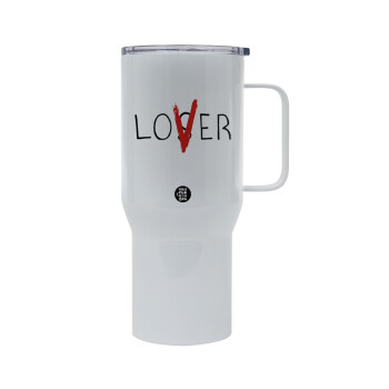 IT Lov(s)er, Mega Stainless steel Tumbler with lid, double wall 750L