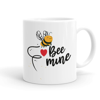 Bee mine!!!, Ceramic coffee mug, 330ml (1pcs)