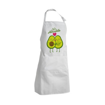 Let's avocuddle, Adult Chef Apron (with sliders and 2 pockets)