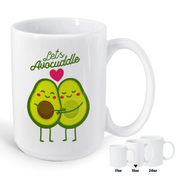 Let's avocuddle, Κούπα Mega, κεραμική, 450ml