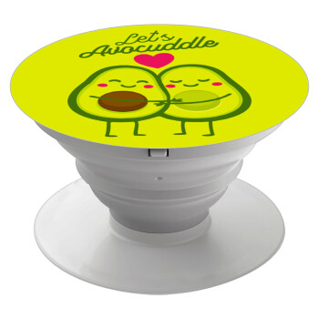 Let's avocuddle, Phone Holders Stand  White Hand-held Mobile Phone Holder