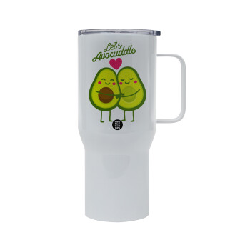 Let's avocuddle, Tumbler με καπάκι, διπλού τοιχώματος (θερμό) 750L