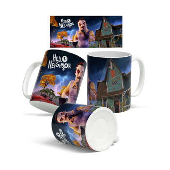  Hello Neighbor, Ceramic coffee mug, 330ml (1pcs)