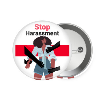 STOP Harassment, Κονκάρδα παραμάνα 7.5cm