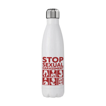 STOP sexual Harassment, Stainless steel, double-walled, 750ml
