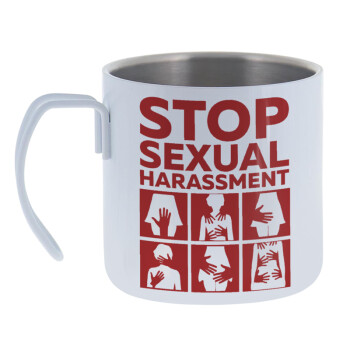 STOP sexual Harassment, Κούπα Ανοξείδωτη διπλού τοιχώματος 400ml