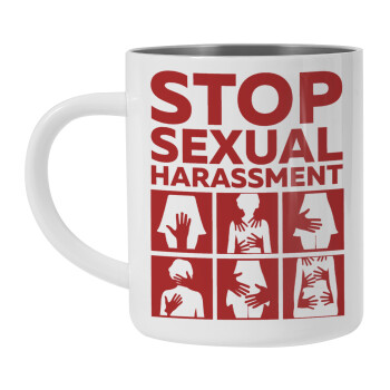 STOP sexual Harassment, Mug Stainless steel double wall 450ml