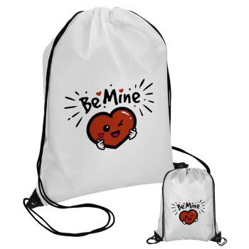 Be mine!, Pouch bag with black cords (1 piece)