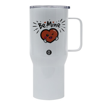 Be mine!, Tumbler με καπάκι, διπλού τοιχώματος (θερμό) 750L