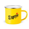 Yellow Enamel Metallic Cup 360ml