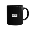 Mug black, ceramic, 330ml