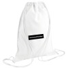 Backpack pouch GYMBAG white (28x40cm)