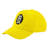 Child's Baseball Cap, 100% Cotton Twill, Yellow (COTTON, CHILD, UNISEX, ONE SIZE)