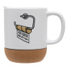 Ceramic coffee mug Cork (MAT), 330ml (1pcs)